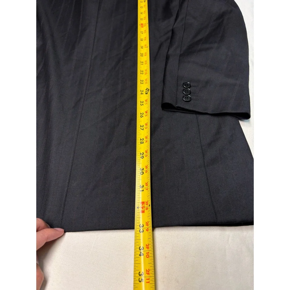 Canali Proposta Boyds Philadelphia Mens Blazer Super 120s Wool Black 40L Italy